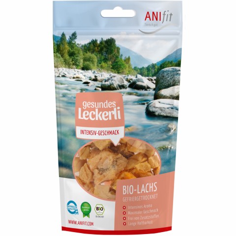 Hond Kat Accessories Snacks Biologische zalm 35g 1 Stuk -1- Anifit